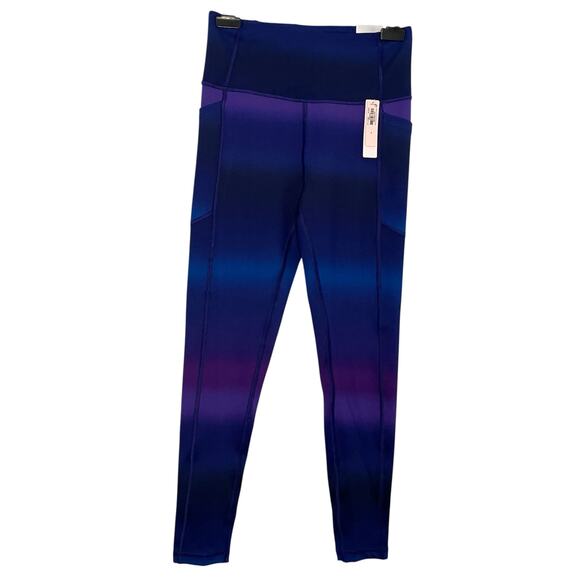 Victoria’s Secret On Point Flow High Rise Leggings Size 4 New Purple Ombre Gym - Picture 3 of 9